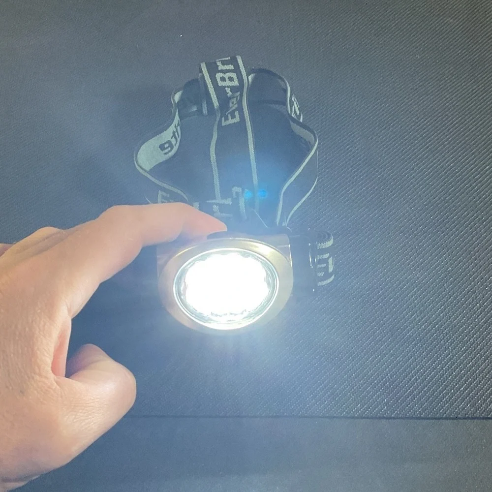 Ever-Brite Black and Silver Headlamp - Picture 2 of 2